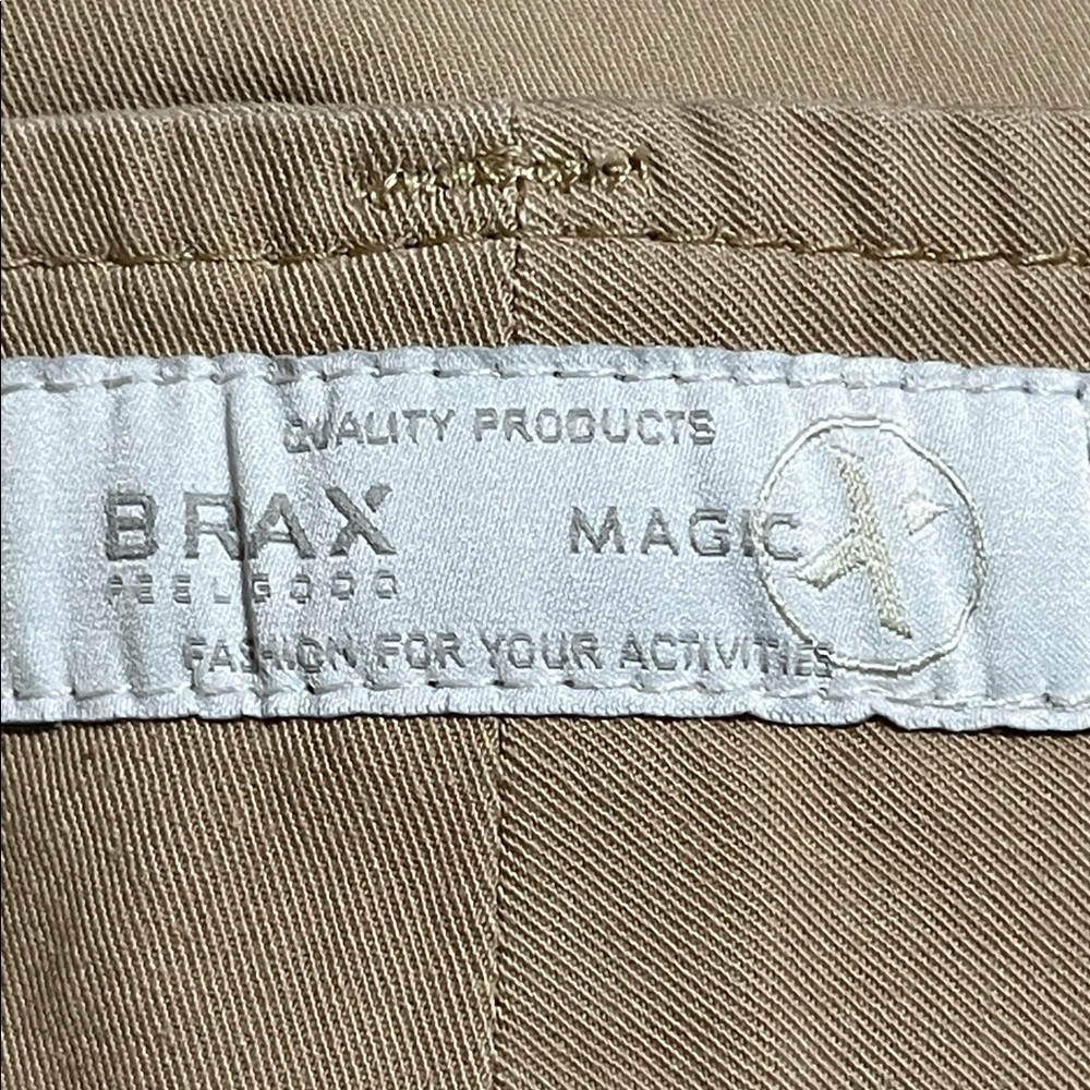 Brax Magic X Mid Rise Skinny Tan Chino Pant - Picture 8 of 11